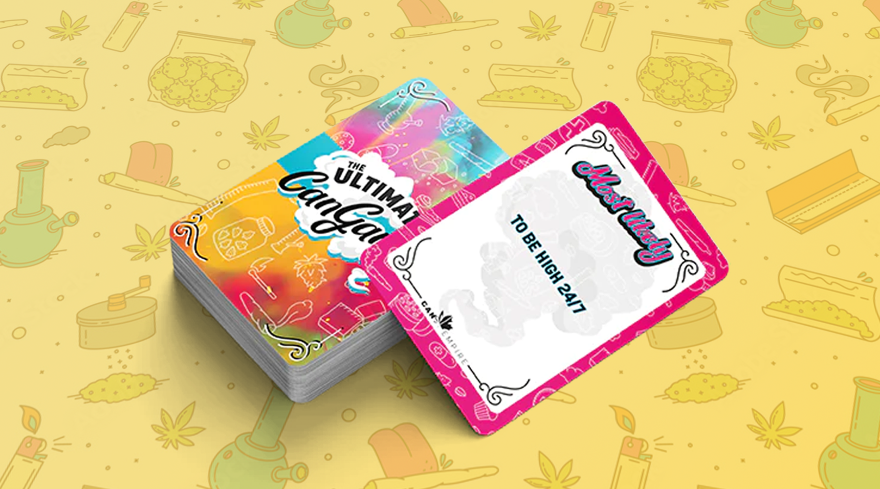 Introducing the Ultimate CanGame: Elevate Your Sesh with 420-Themed Party Fun!