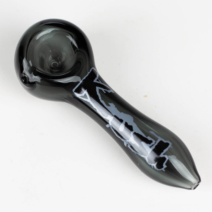 Kush | 4.5" durable thick wall glass pipe [H26]