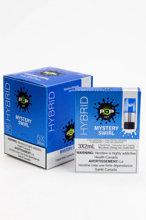 HYBRID Pop Hit STLTH Compatible Pods Box of 5 packs (20 mg/mL)-Mystery Swirl - One Wholesale