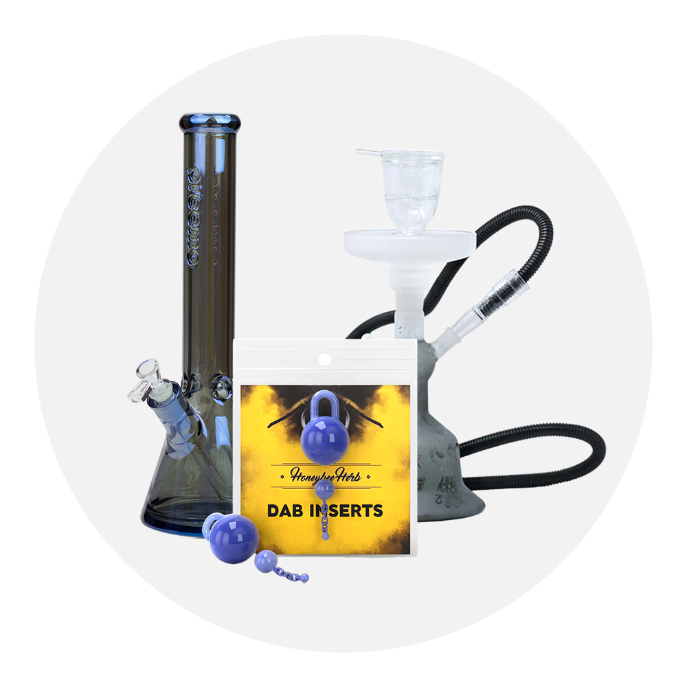 Bongs · Rigs · Hookahs