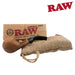 RAW | Bubinga Wood Wooden Pipe with Cloth Bag Wooden Pipe ONE