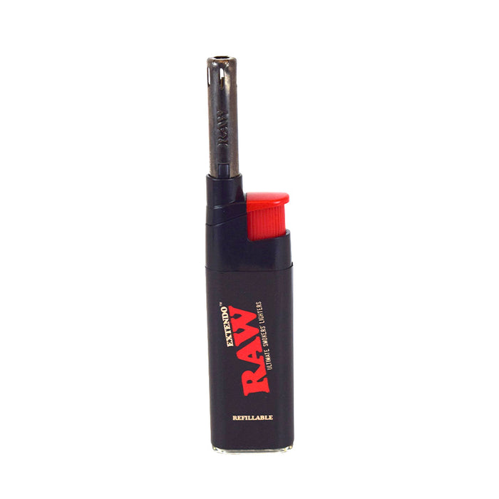 RAW | Extendo Lighters Adjustable Flame Refillable Lighters – Display/50 Lighter ONE