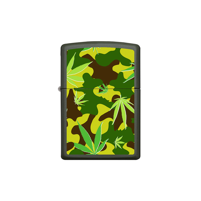 Zippo 221-064557 Green Matte Camo Zippo Lighter ONE