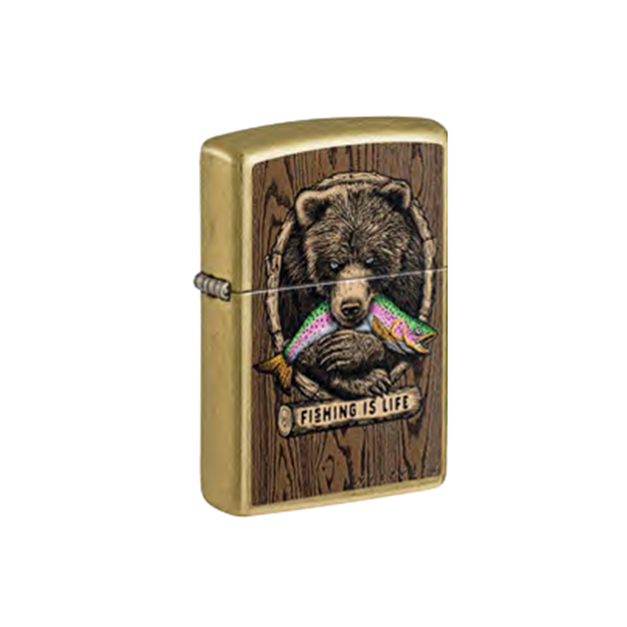 Zippo 47111 Rietveld® Fishing is Life Bear — One Wholesale