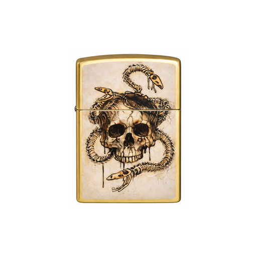 Zippo 47175 Skull Snake Design 