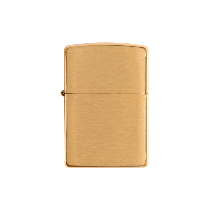 Zippo 168 Armor® Brushed Brass Basic · Pattern ONE