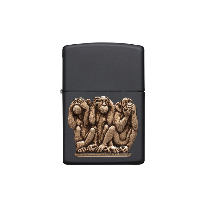 Zippo 29409 Three Monkeys Zippo Lighter ONE