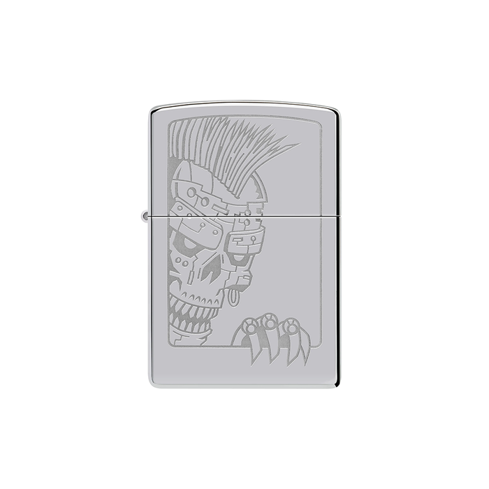 Zippo 46426 Mohawk Skull Zippo Lighter ONE