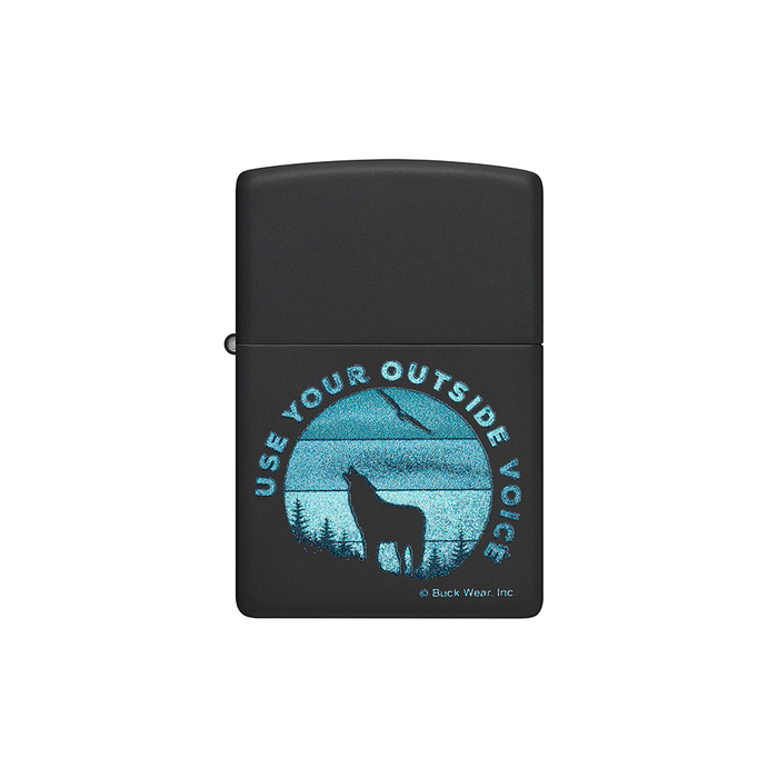 Zippo 46590 Buck Wear™ Outside Voice Design Souvenir · Licensed ONE