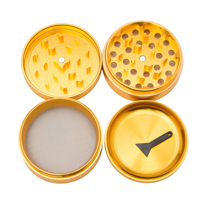 Green Star | 2.5" (63mm) Grinder - Sunset Wave Design Regular Grinder Green Star Herb Grinders