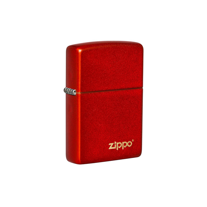 Zippo 49475ZL Metallic Red Matte Zippo Logo Basic · Pattern ONE