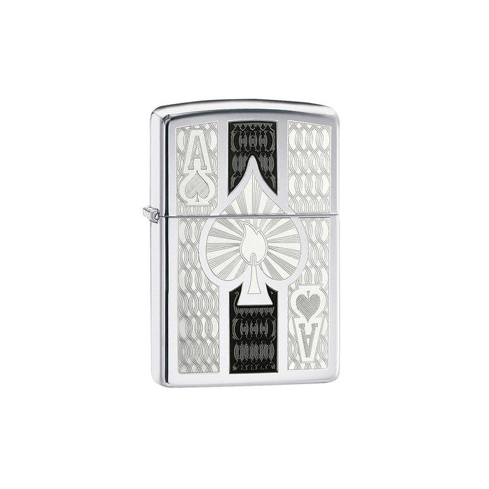 Zippo 24196 Intricate Spade Design Zippo Lighter ONE