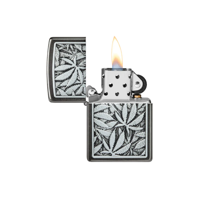 Zippo 48123 Cannabis Emblem Zippo Lighter ONE