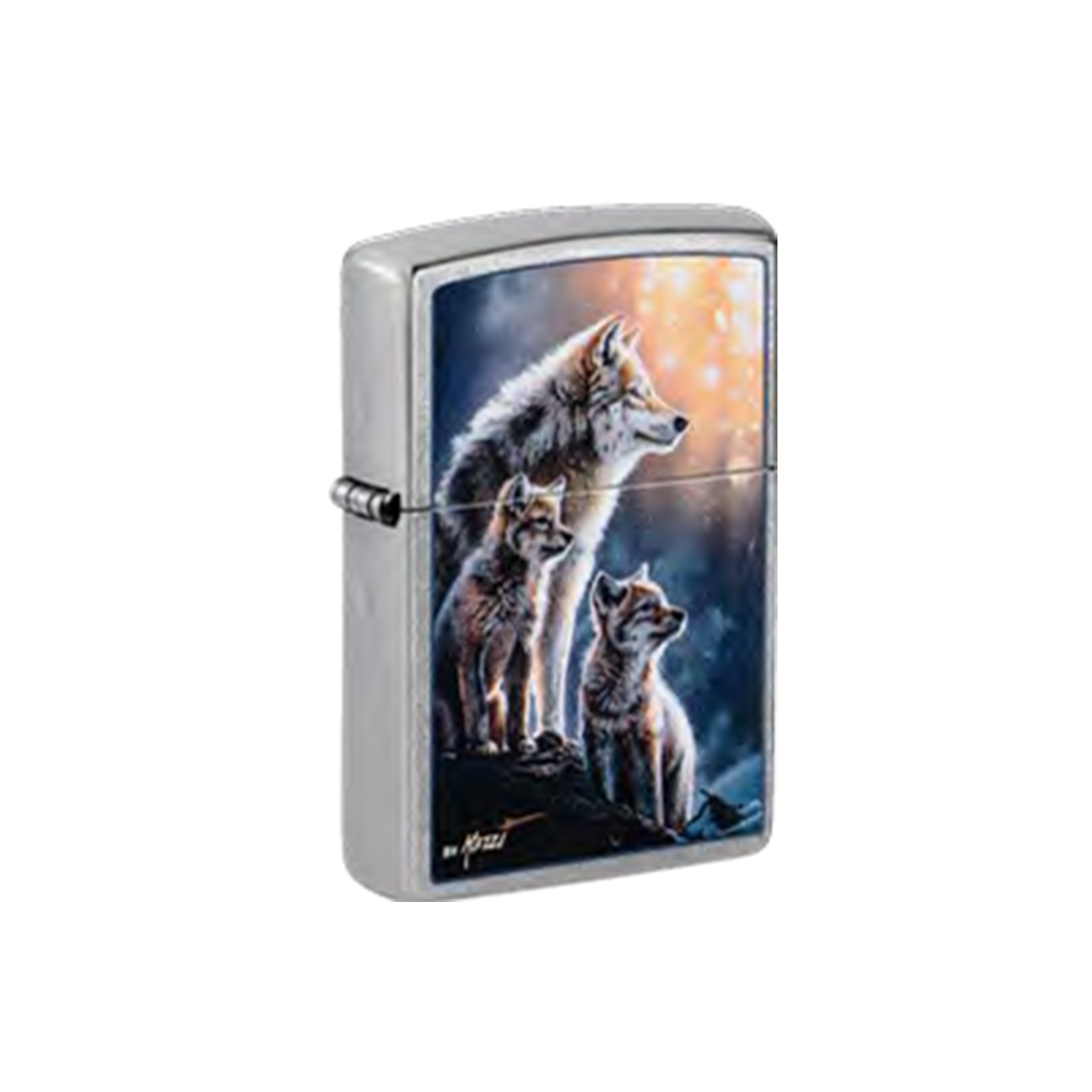 Zippo 47106 Mazzi® Wolf Family — One Wholesale