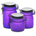 Spider Web Design Glass Storage Jar – Purple-Multiple Sizes Available [SMKZ-139] Jar Canadian Distributor