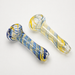 3" Soft Glass Hand Pipe Pack of 2 – Color Assorted Glass Pipe ONE