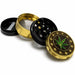 43mm 4-Piece Gold Leaf Metal Grinder Display Pack Super Supplys Inc