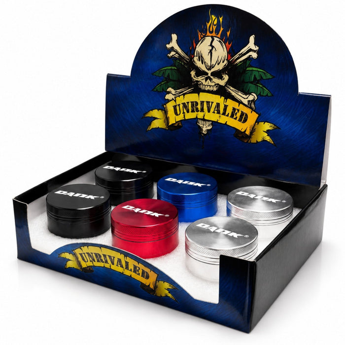 4-Piece DANK Aluminum Grinder Display Pack Super Supplys Inc