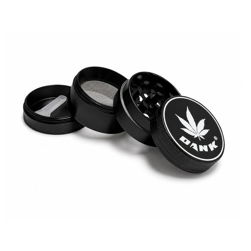 37mm 4-Piece DANK Leaf Metal Grinder Display Pack Super Supplys Inc