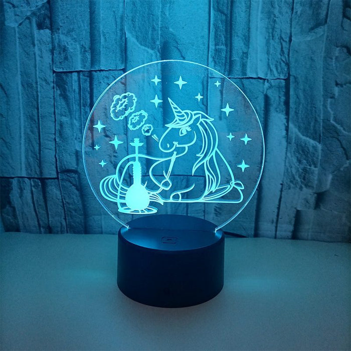 LED Table Lamp – 3D Night Light Optical Visual Illusion