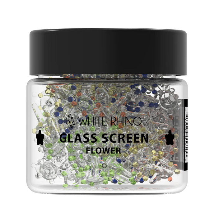 White Rhino | Glass Screen Flower Style - 400ct