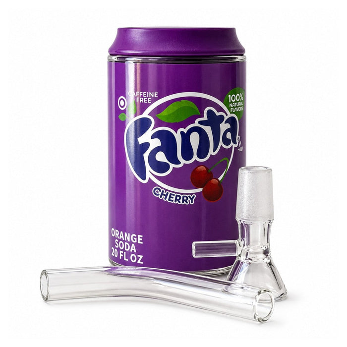 Soda Can Glass Bong Assorted Design-6 Pcs/Display Glass Bong Super Supplys Inc