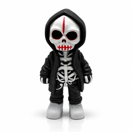 17cm Hooded Skeleton 4-Piece Grinder - 6CT Display Pack Super Supplys Inc