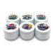 63mm x 42mm Retro Gaming 4-Part Metal Herb Grinder – 6PCS Display Display Pack Super Supplys Inc