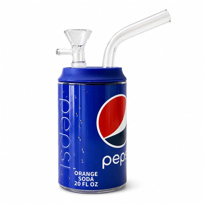 Soda Can Glass Bong Assorted Design-6 Pcs/Display Glass Bong Super Supplys Inc