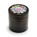 63mm Rainbow Flower 4-Part Plastic Grinder – 12 PCS Display Display Pack Super Supplys Inc