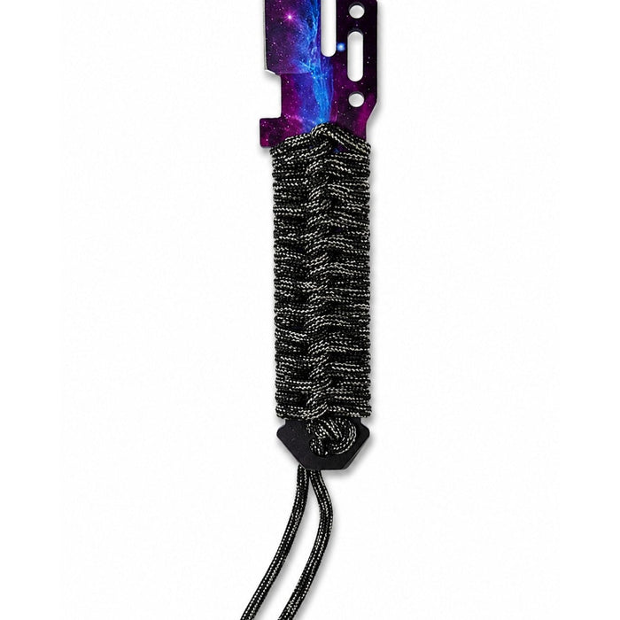 9.8" Graphic Paracord Fixed Blade Knife Fixed Blade Knife Super Supplys Inc