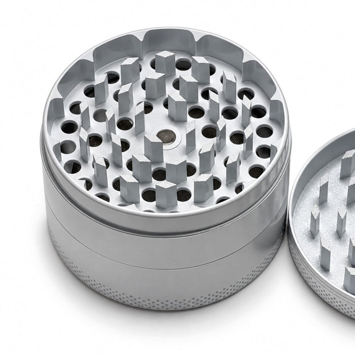 63mm x 42mm Retro Gaming 4-Part Metal Herb Grinder – 6PCS Display Display Pack Super Supplys Inc