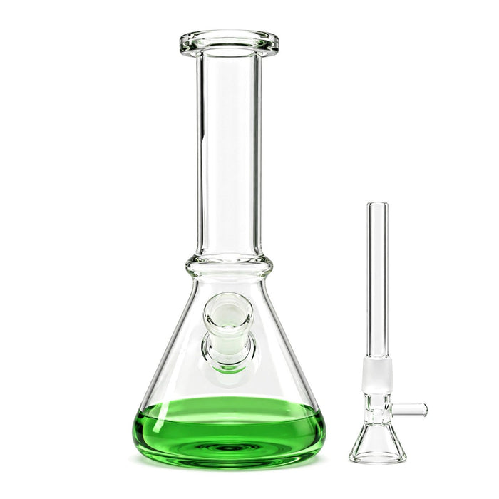 8" Emerald Beaker Glass Bong Glass Bong Super Supplys Inc