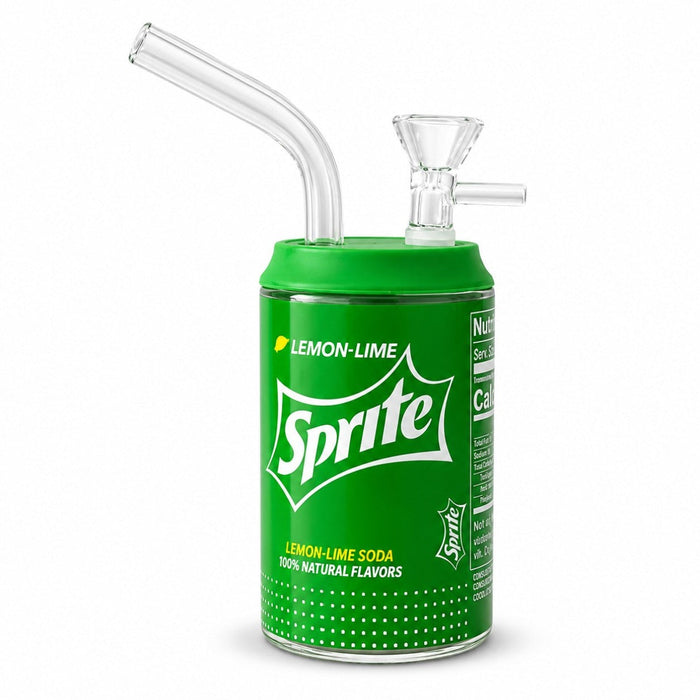 Soda Can Glass Bong Assorted Design-6 Pcs/Display Glass Bong Super Supplys Inc