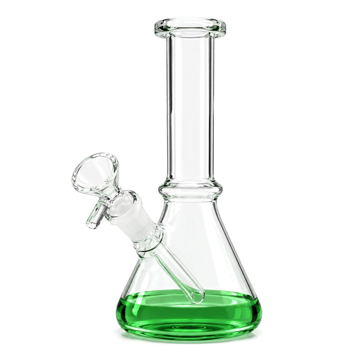 8" Emerald Beaker Glass Bong Glass Bong Super Supplys Inc Default Title