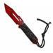 9.8" Graphic Paracord Fixed Blade Knife Fixed Blade Knife Super Supplys Inc Crimson