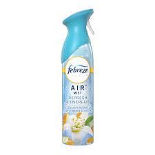 Febreze Air Refresher 250g Box of 6 Odour Eliminator Spray ONE Refresh & Energize Rejuvenating Water Zesty Orange Blossom