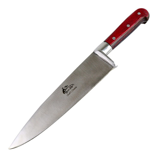 TheBoneEdge | 12.5″ Chef Choice Cooking Kitchen Knife Stainless Steel Wood Handle [13444] Fixed Blade Knife Canadian Distributor