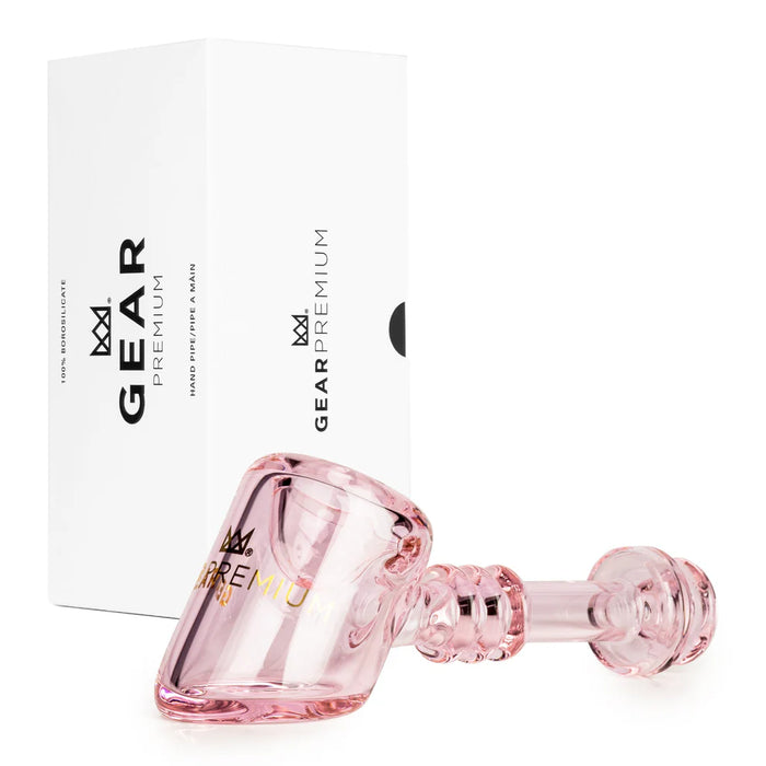 GEAR Premium® | 5" Joffre Hammer Hand Pipe Glass Pipe West Coast Gifts Pink
