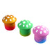 3 Parts 60mm Mushroom Plastic Grinder Box of 6 [SMJL-010] Display Pack Canadian Distributor