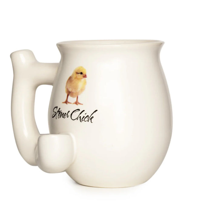 West Coast Gifts™ | Stoner Chick – Ceramic Mug Pipe [C316]