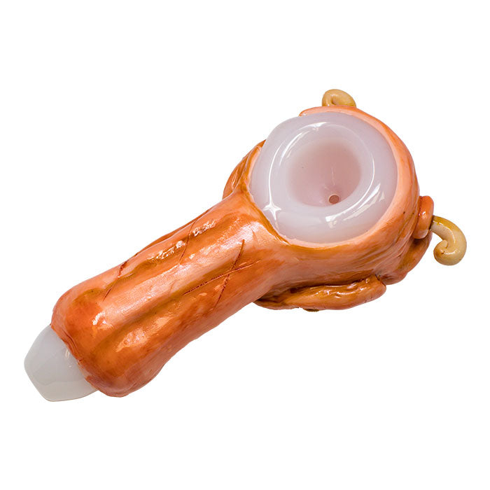Green Eyed Fictional Hand Pipe 5 inches Glass Pipe Maple Craft Inc