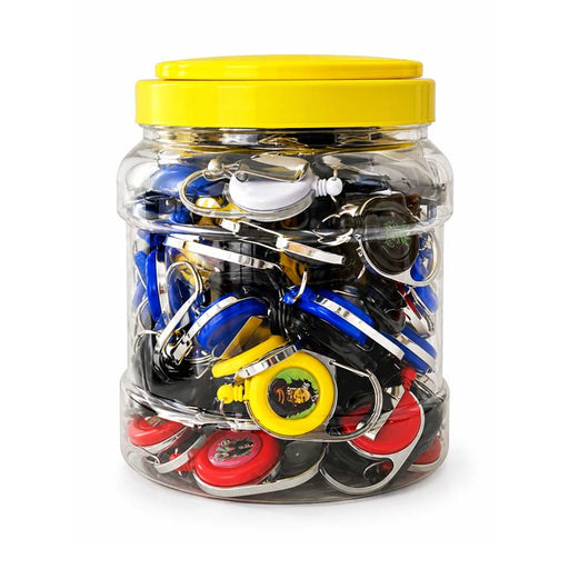 Retractable Lighter Leash – 50-Piece Display Jar Accessory Super Supplys Inc