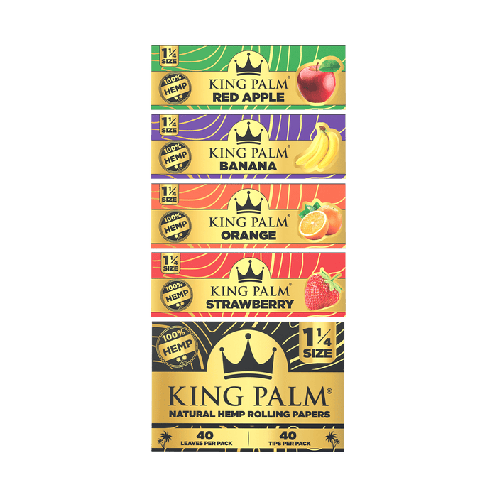 King Palm | Flavored Hemp Rolling Papers - 1 1/4 Size