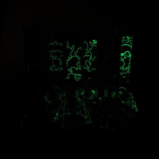 7.5" Glow-in-the-Dark PK Cartoon Beaker Bong – [PIP880] Glass Bong NIBO Distribution