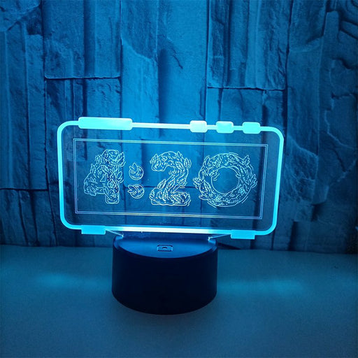 LED Table Lamp – 3D Night Light Optical Visual Illusion Flag · Sign · Deco Canadian Distributor Time Table