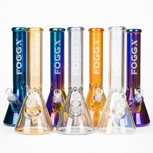 FOGGX | 14" Glass Water Pipe [FTLL01] – 7mm Glass Bong LEHIGH WHOLESALE