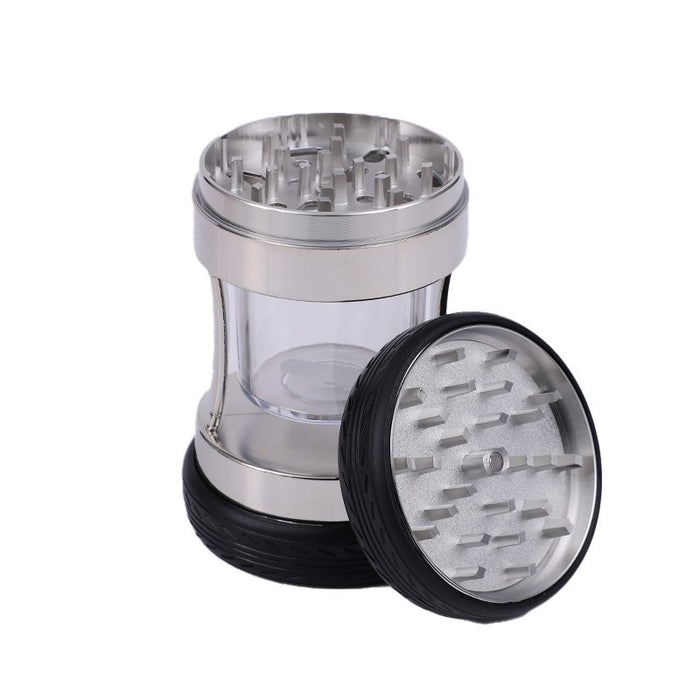 4 Parts Oil Drum Plastic Grinder Box of 6 [SMJL-003] Display Pack Canadian Distributor