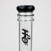 [2 Pack Bundle] 17" H2O glass water bong with double layer honeycomb [H2O-28] Glass Bong ONE