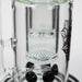 [2 Pack Bundle] 17" H2O glass water bong with double layer honeycomb [H2O-28] Glass Bong ONE